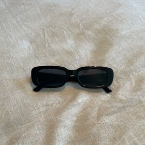 Black Rectangular Sunglasses